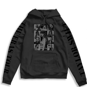 Taylor Swift The Eras Tour Charcoal Hoodie AUTHENTIC